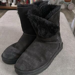 Black button uggs
